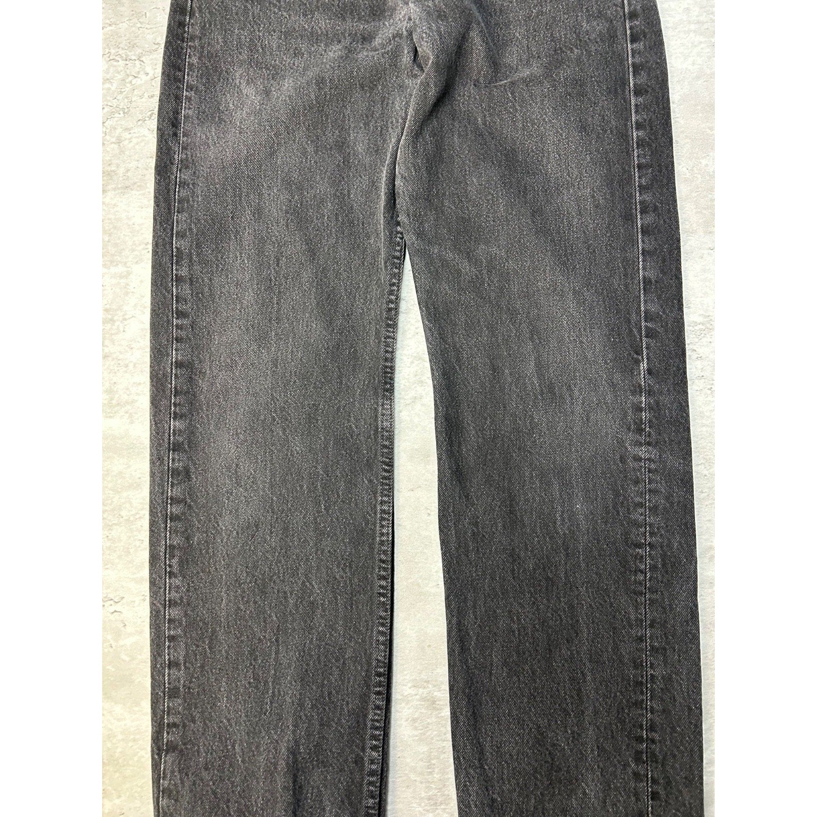 Vintage 90s Levis 505 Red Tab Black Denim Pants Size 28