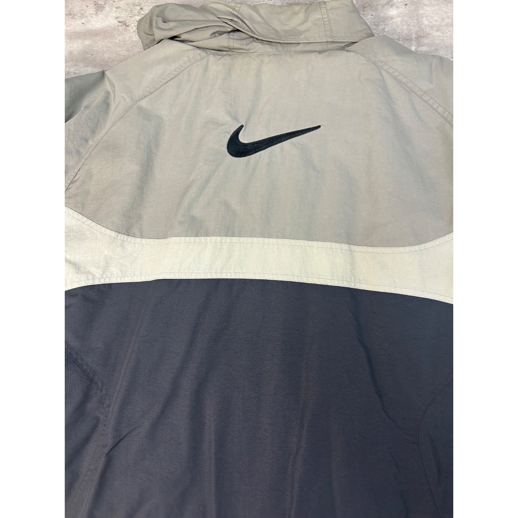Vintage 2000s Nike Embroidered Swoosh Insulated Full Zip Jacket Size 2XL