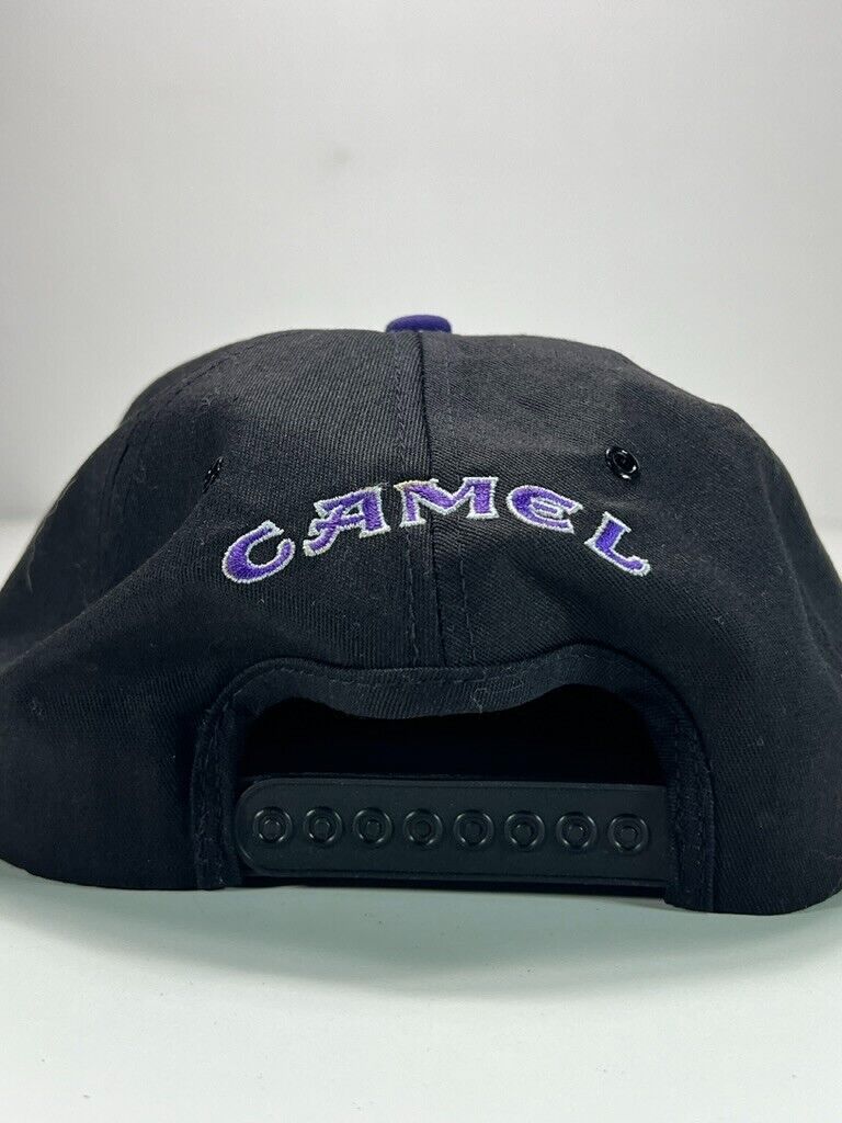 Vintage 90s Camel Cigarettes Embroidered C Logo Snapback Hat OSFA