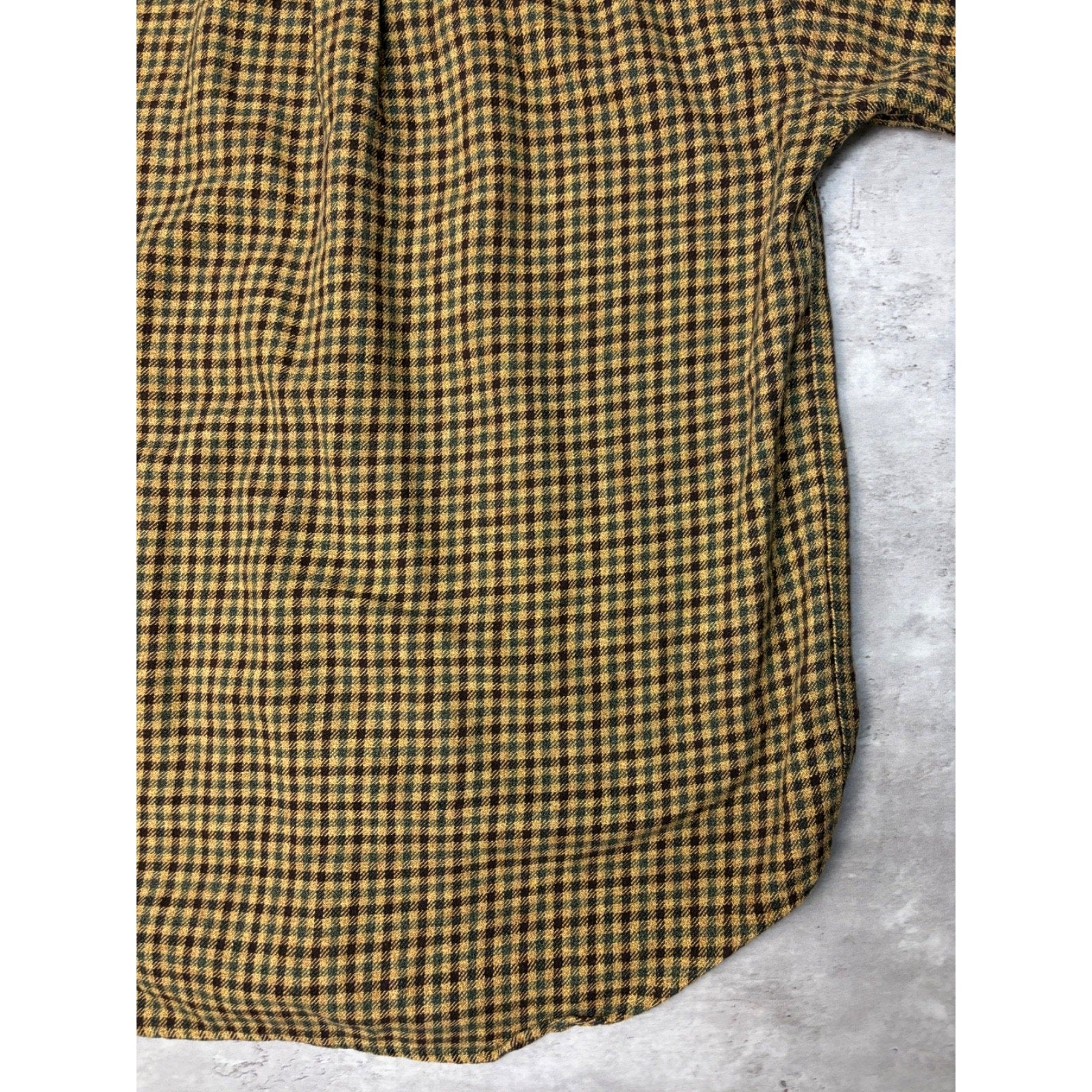 Vintage Nautica Embroidered Logo Long Sleeve Plaid Button Up Shirt Size Medium