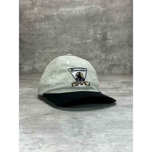 Vintage 90s Motorola Western Open Embroidered Golfing Snapback Hat OSFA