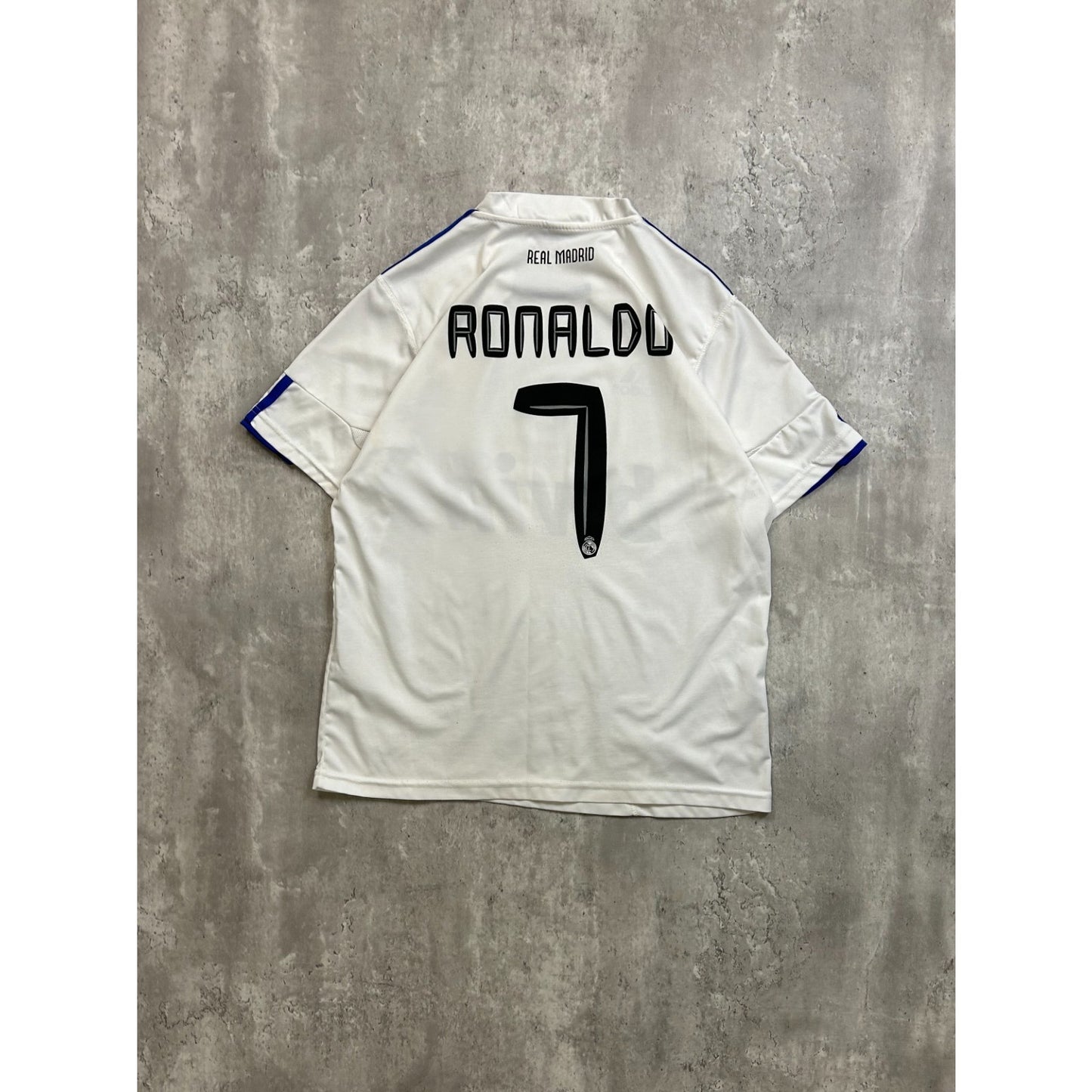 Vintage Cristiano Ronaldo #7 Real Madrid FC Adidas Soccer Jersey Size Large