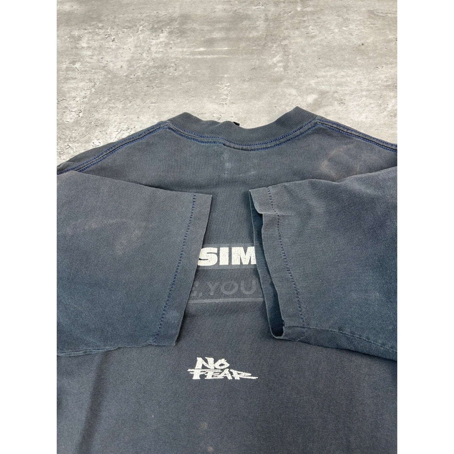 Vintage 90s No Fear Its Simple You Lose You Go Home Slogan T-Shirt Size Medium