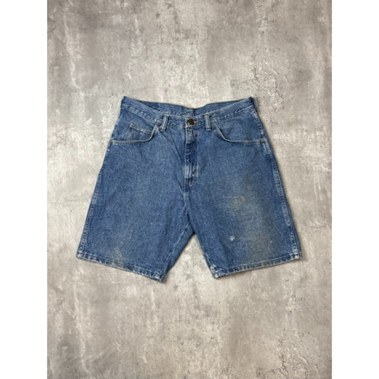 Vintage Wrangler Authentic Jeans Medium Wash Denim Shorts Size 32 Blue