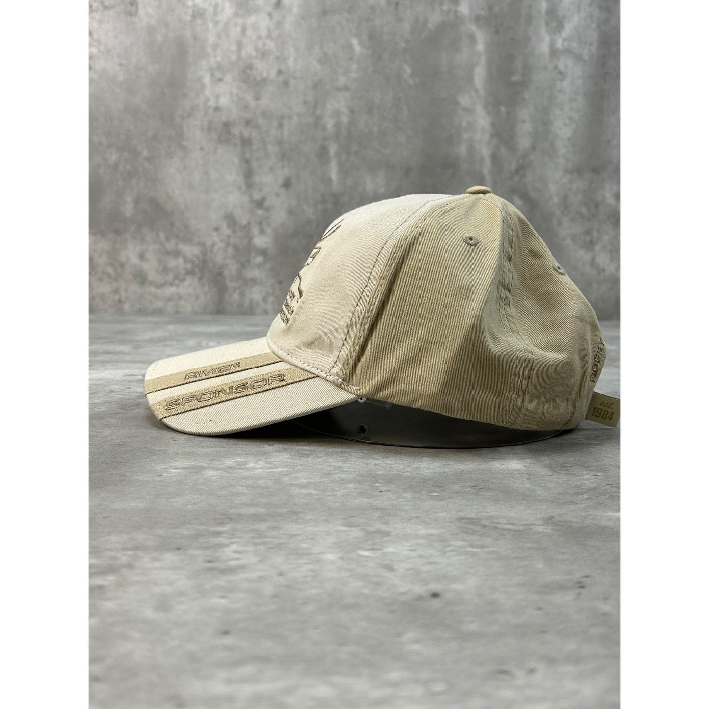 Vintage Rocky Mountain Elk Foundation Embroidered Spellout Strapback Hat OSFA