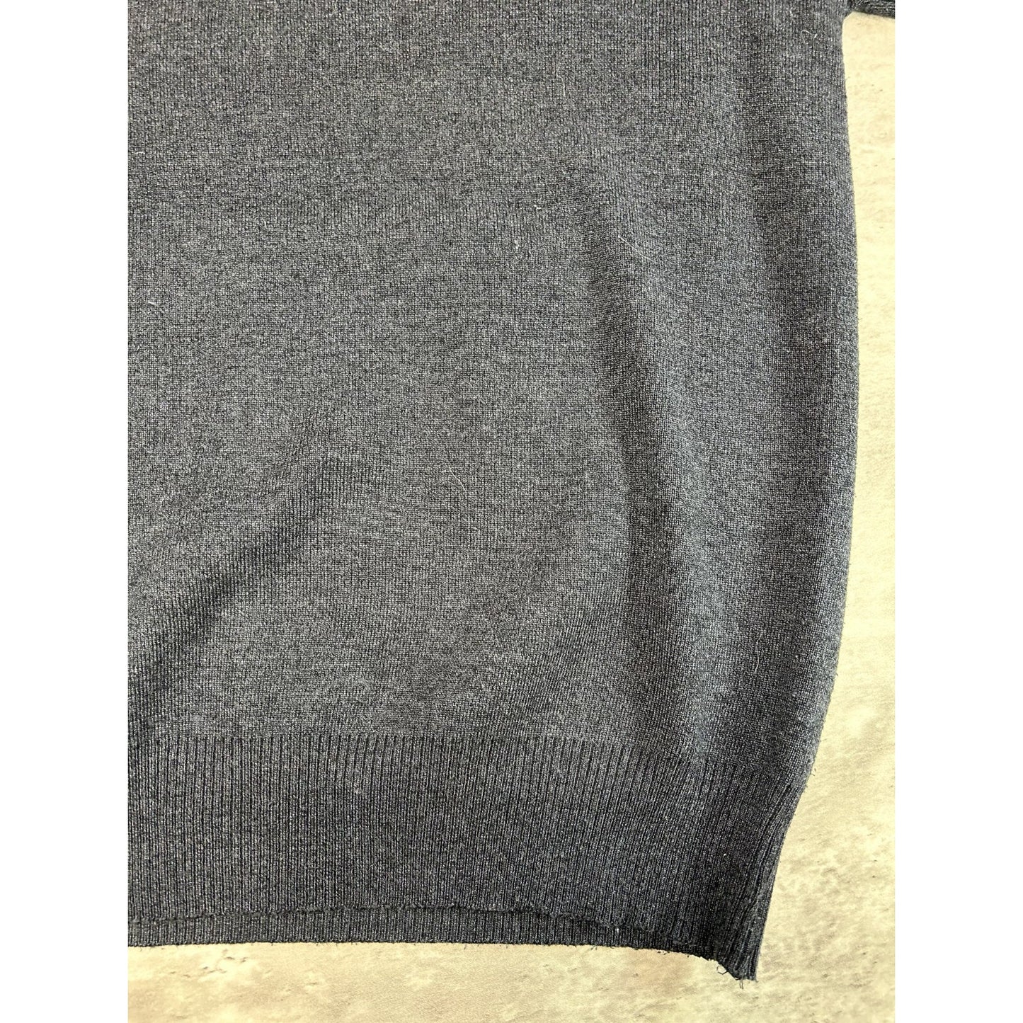 Vintage 90s Sergio Louis Italy Striped 1/4 Zip Knit Sweater Size Large
