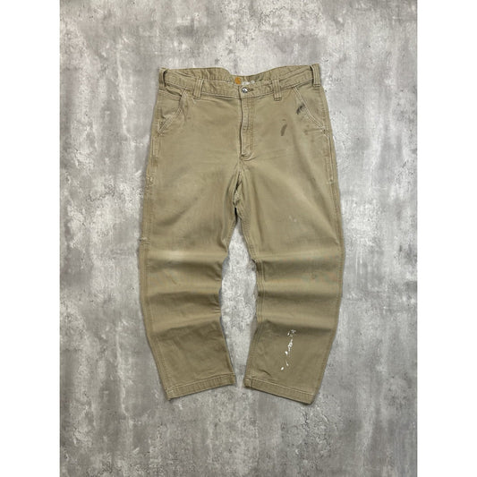 Vintage Carhartt Relaxed Fit Canvas Workwear Five Pocket Pants Size 38