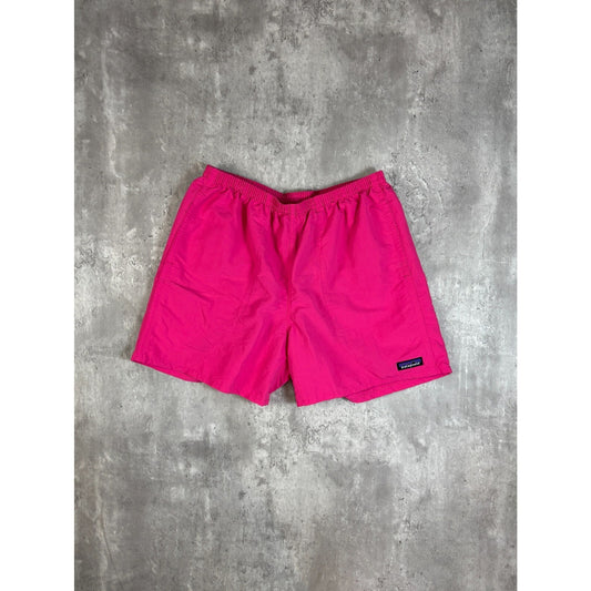 Vintage Patagonia Embroidered Nylon Shorts Size Medium Pink