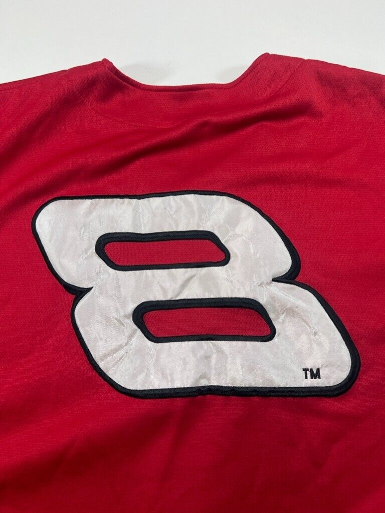 Vintage Dale Earnhardt Jr #8 NASCAR Budweiser Baseball Jersey Size XL