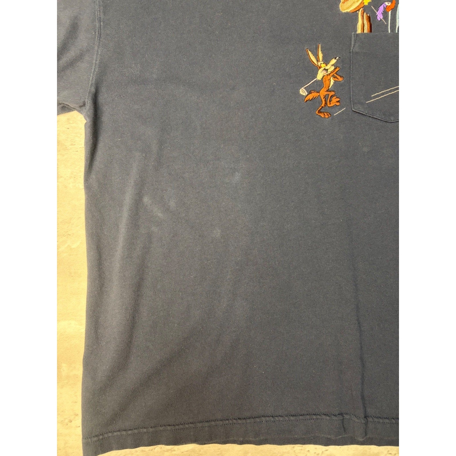 1998 Looney Tunes Cartoon Character Graphic Tv Show Promo T-Shirt Size Large
