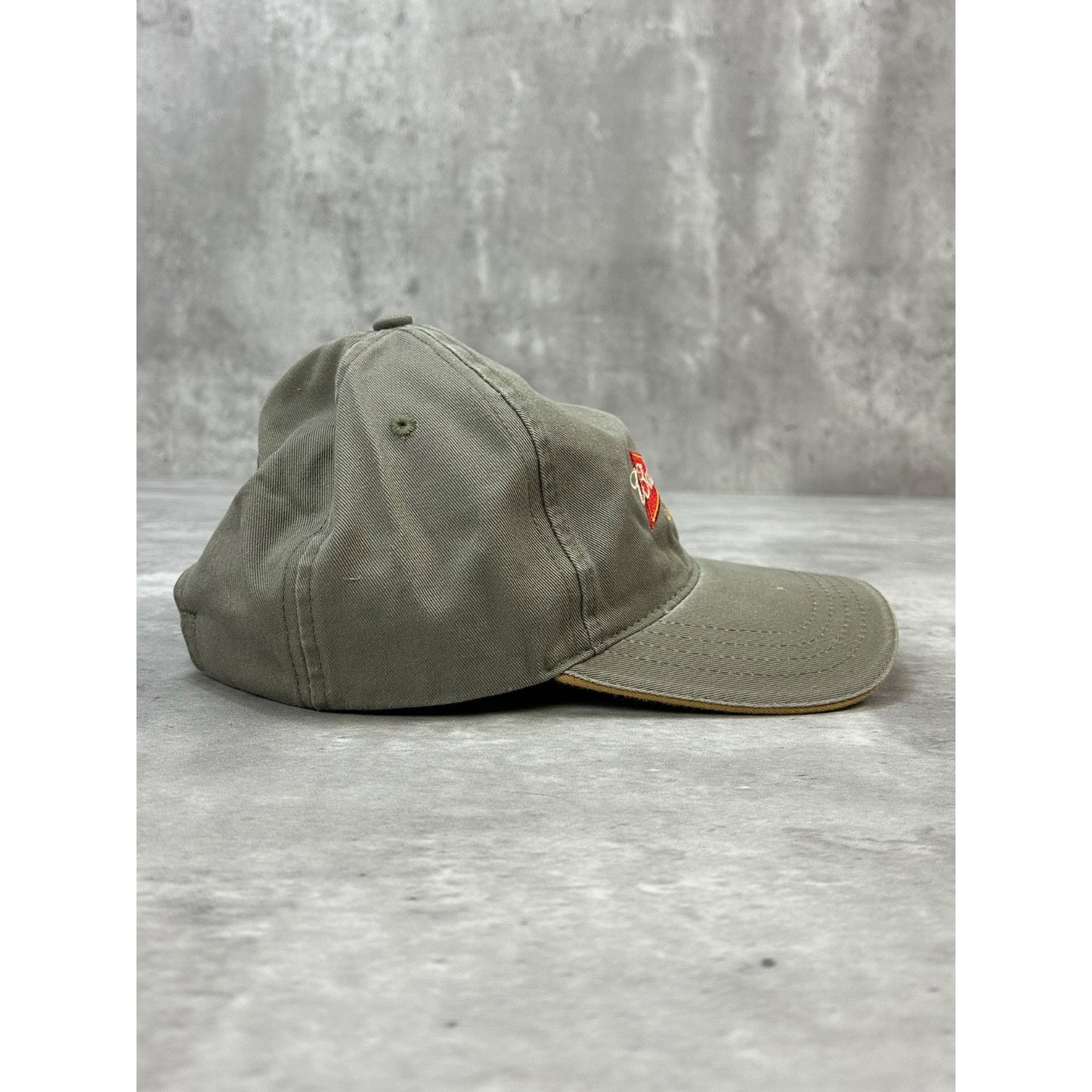 Vintage Budweiser Outdoors Embroidered Logo Beer Promo Strapback Hat OSFA