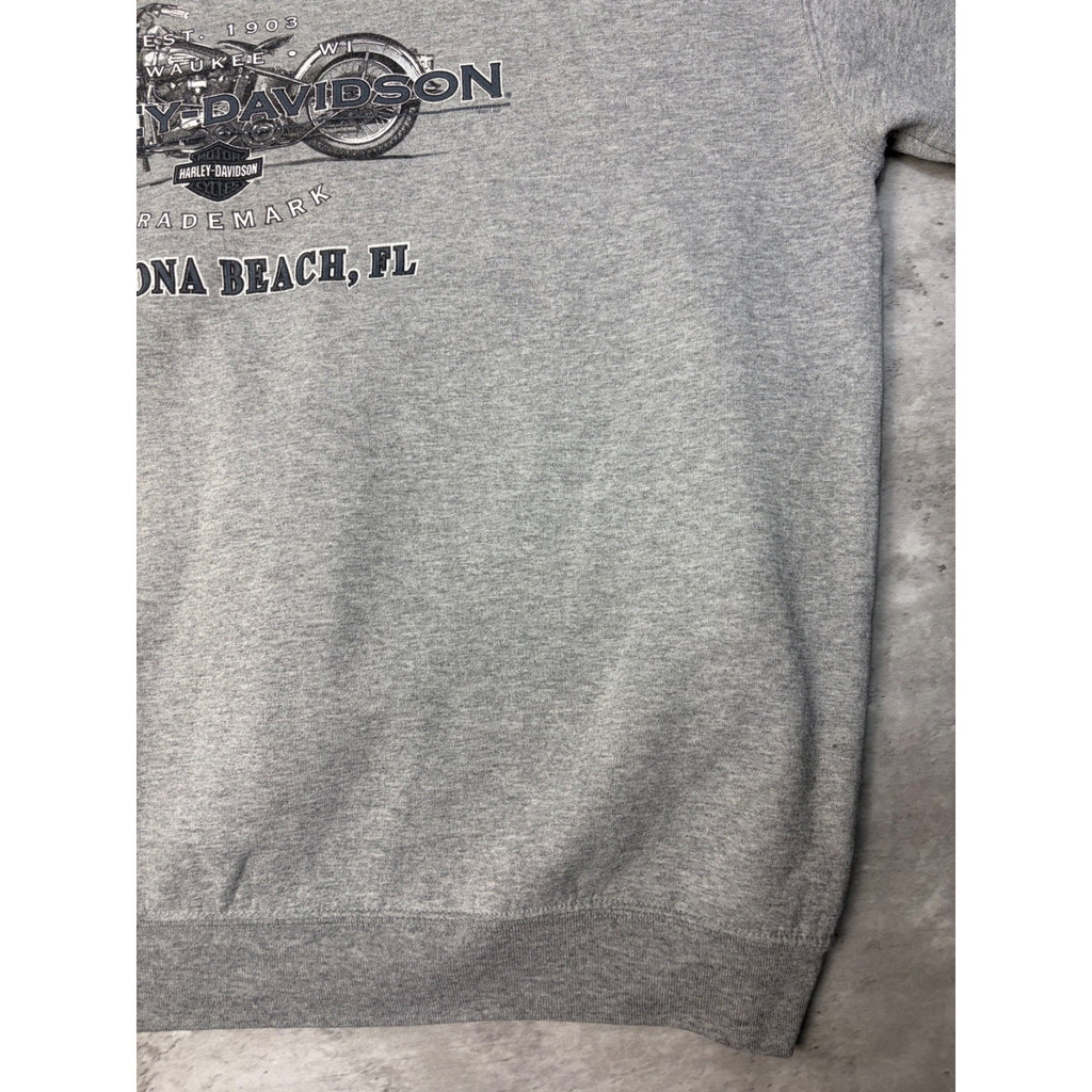 Harley Davidson Ride With Pride Graphic Spellout Crewneck Sweatshirt Size 2XL