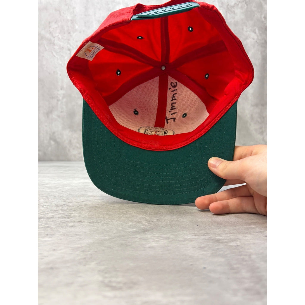 Vintage Woodchuck Draft Cider Beer Promo Embroidered Snapback Hat OSFA