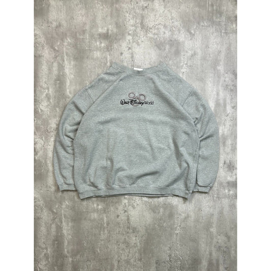 Vintage 90s Walt Disney World Embroidered Spellout Sweatshirt Size 2XL