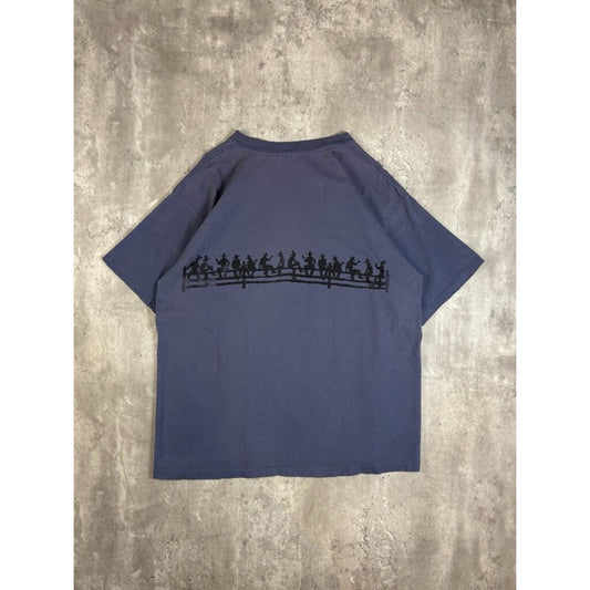 Vintage 1990s Lane Quest Ranch Cowboy Graphic Destination T-Shirt Size XL