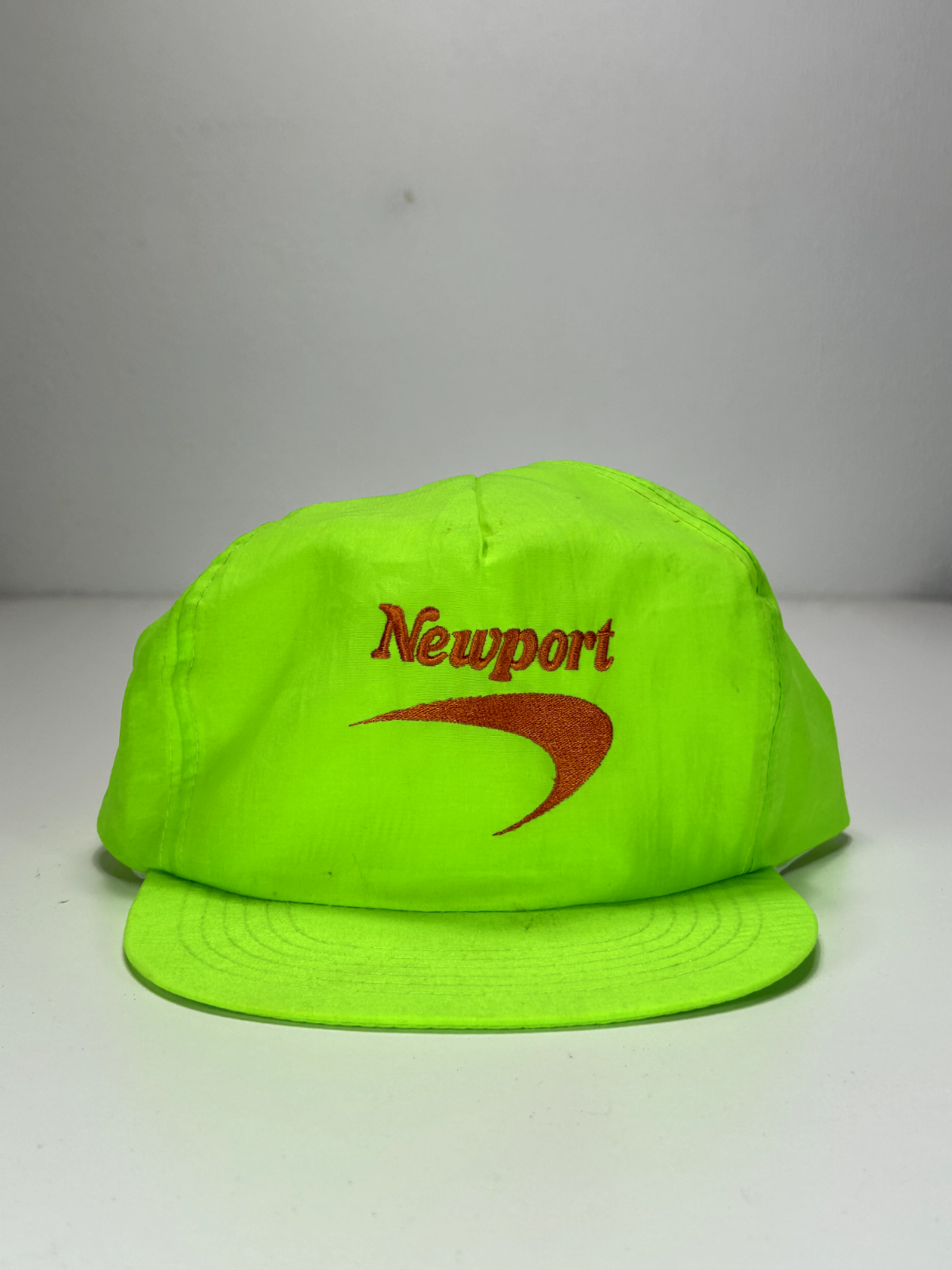 Vintage 80s Newport Embroidered Logo Spellout Snapback Hat OSFA