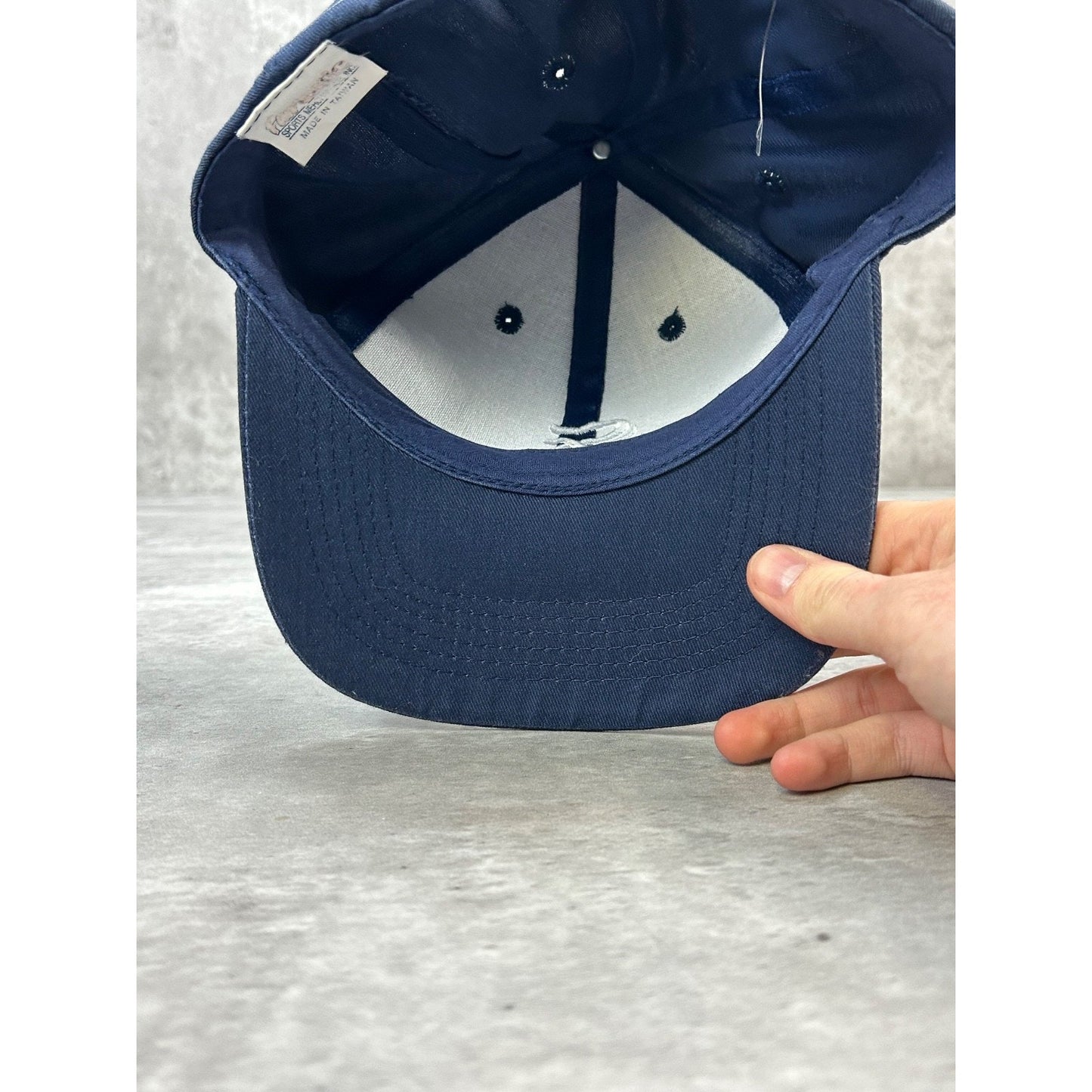 Vintage Old English S Embroidered Logo Snapback Hat OSFA