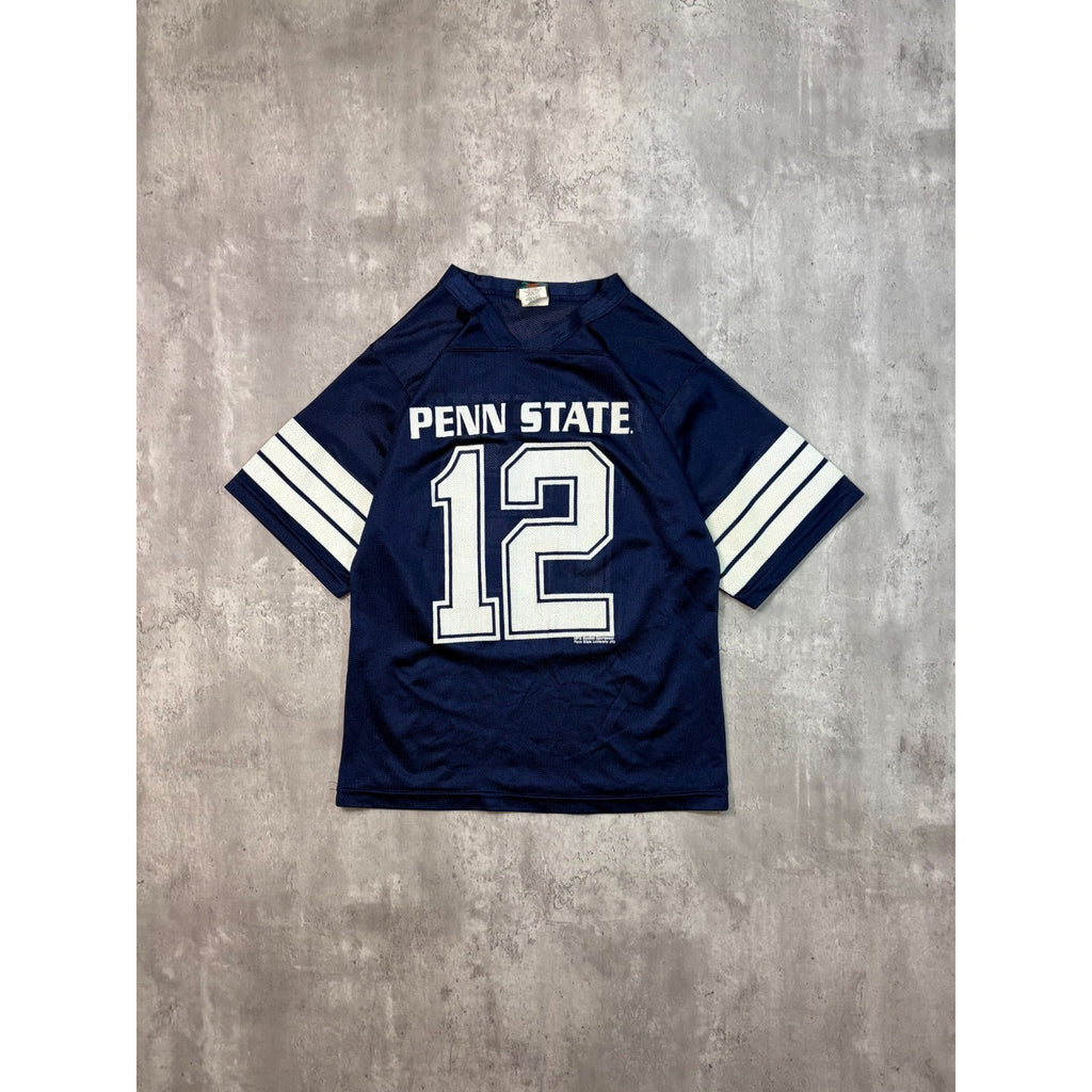 Vintage 90s Penn State Nittany Lions #12 NCAA YOUTH Football Jersey Size Large