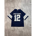 Vintage 90s Penn State Nittany Lions #12 NCAA YOUTH Football Jersey Size Large