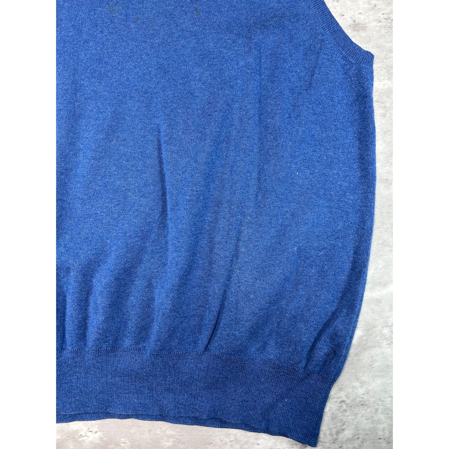 Vintage Polo Ralph Lauren Embroidered Pony Sweater Vest Size 2XL Blue