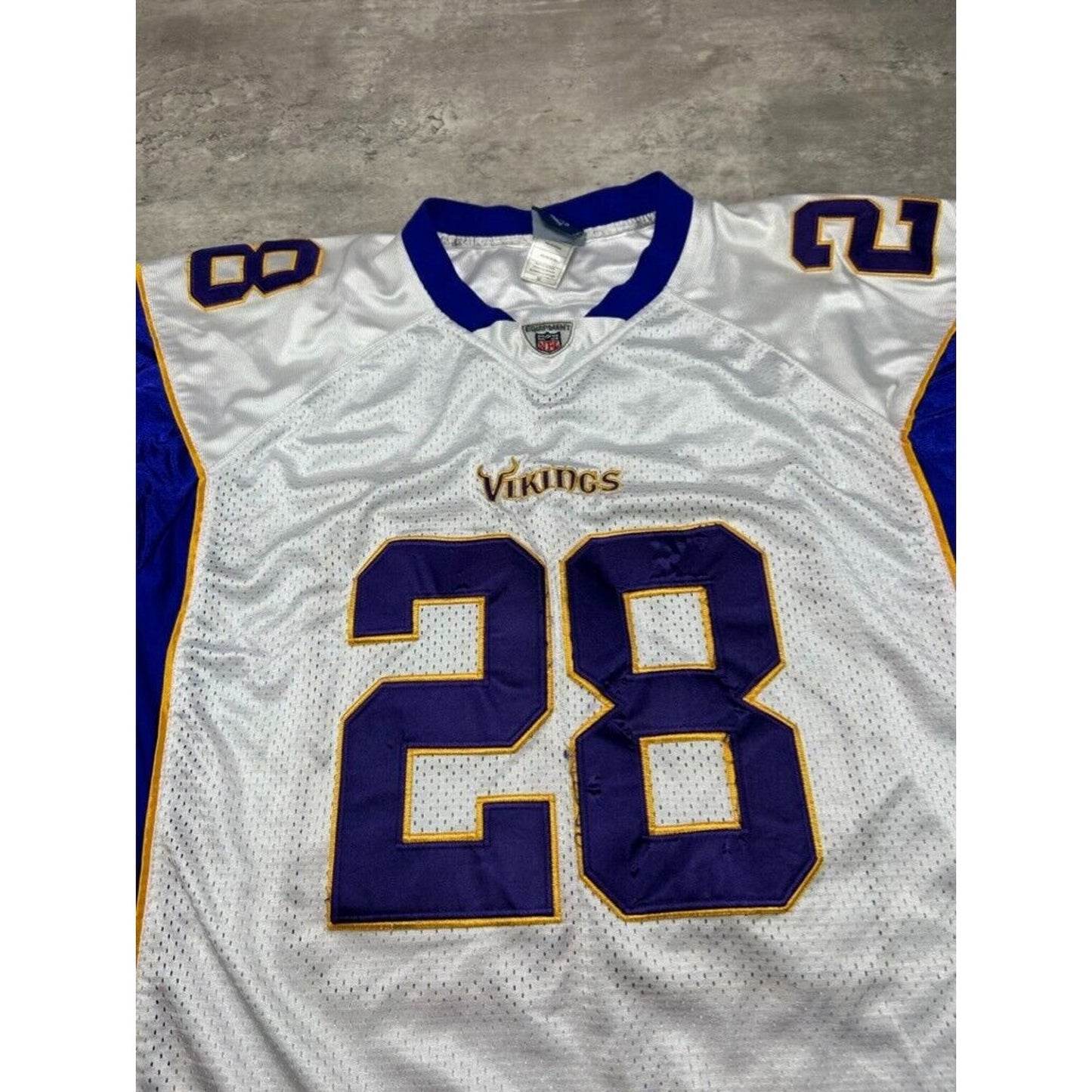 Adrian Peterson #28 Minnesota Vikings NFL Reebok Football Jersey Size XL 52