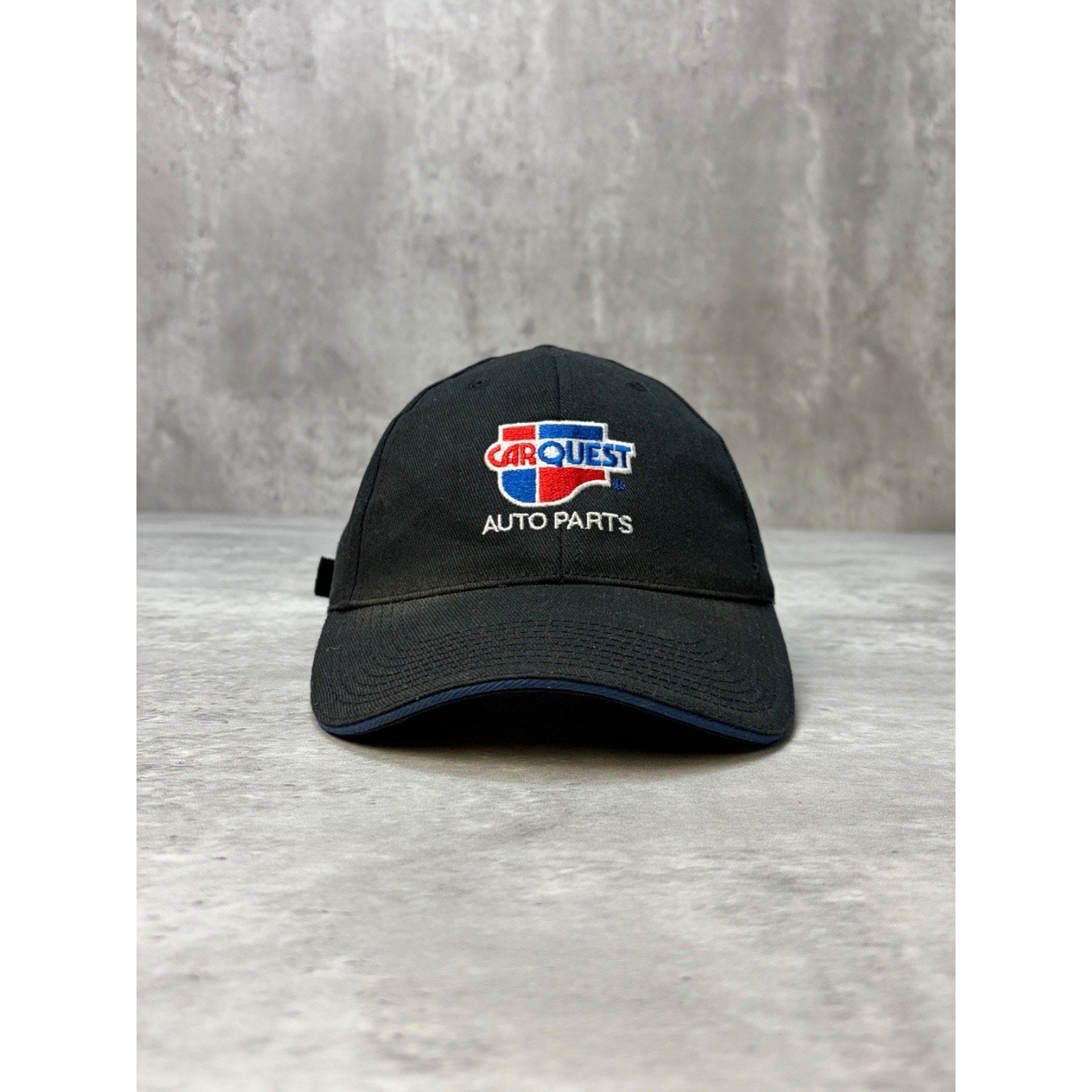 Vintage Carquest Auto Parts Embroidered Logo Strapback Hat OSFA