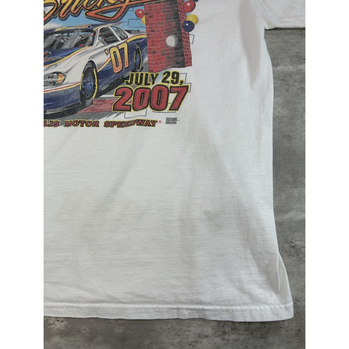 Allstate 400 At The Brickyard Indianapolis Speedway Graphic T-Shirt Size Large