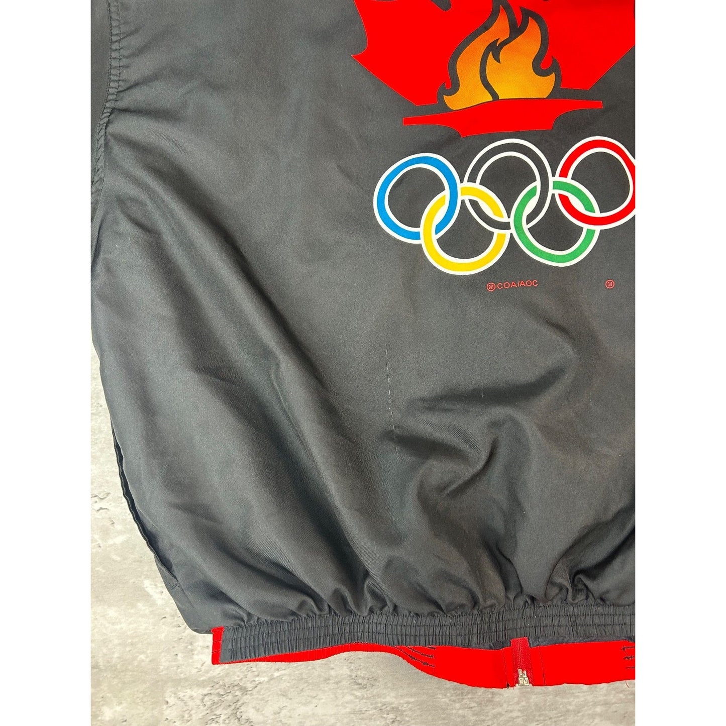 Vintage 1996 Atlanta Olympics Team Canada Champion Windbreaker Jacket Size Large
