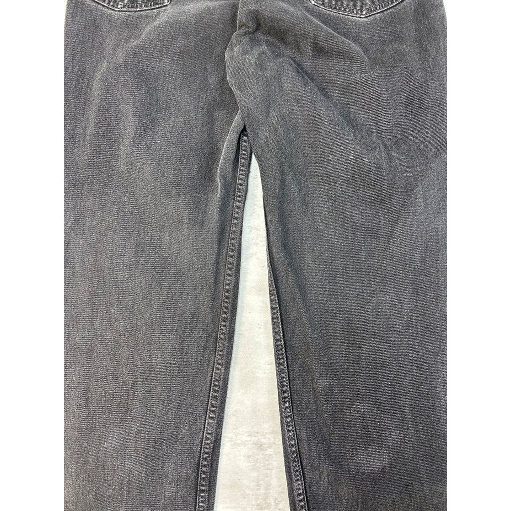 Vintage 90s Levis 550 Red Tab Black Denim Pants Size 34