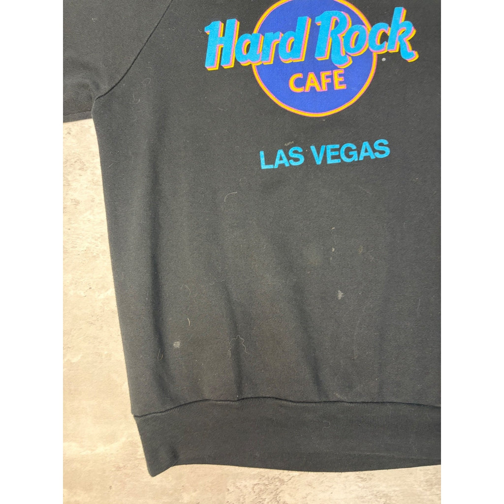Vintage 90s Hard Rock Cafe Las Vegas Graphic Logo Pullover Sweatshirt Size Large