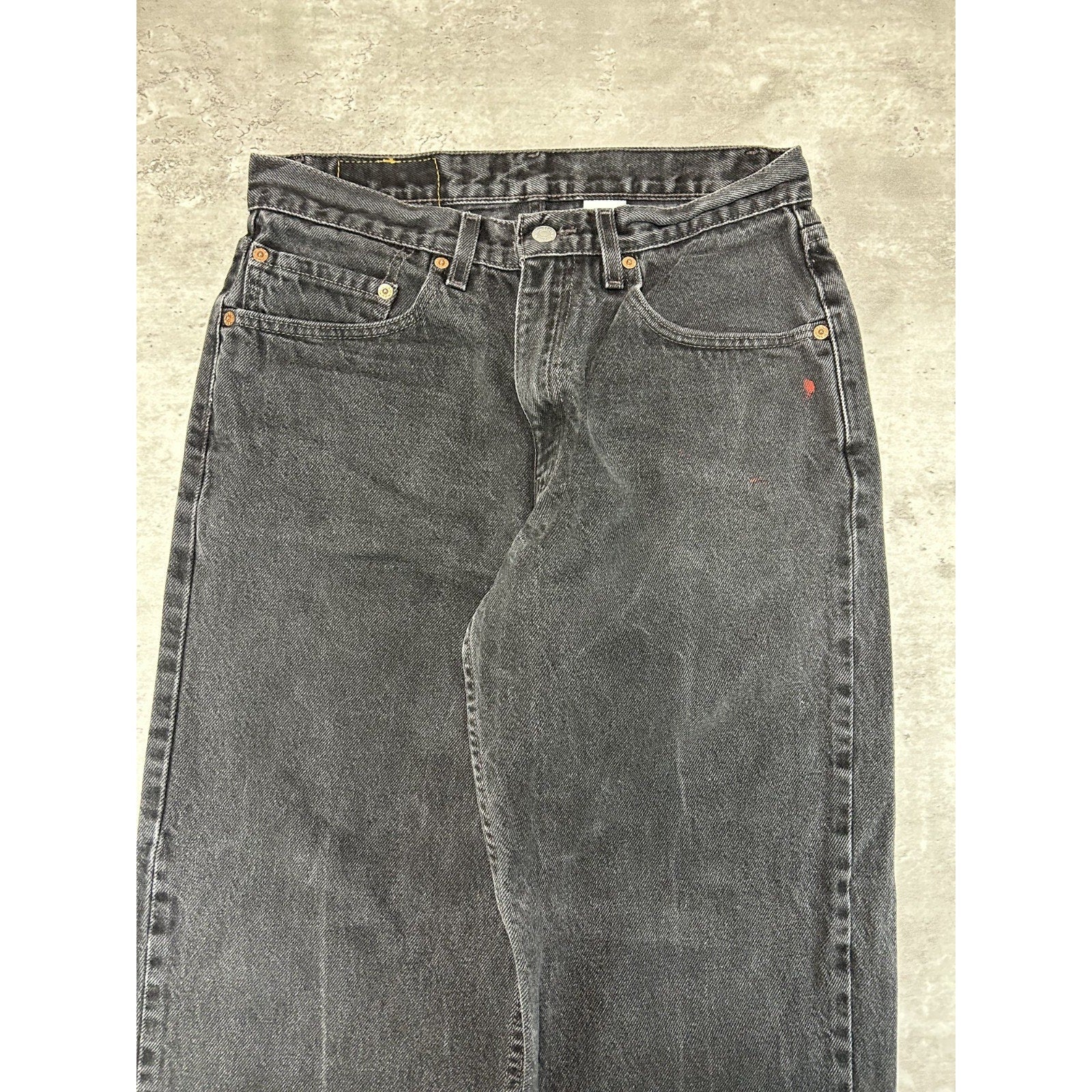 Vintage 90s Levis 550 Red Tab Black Denim Pants Size 31 Black