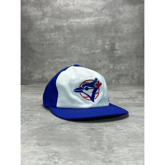 Vintage 90s Toronto Blue Jays MLB Embroidered Logo Snapback Hat OSFA YOUTH
