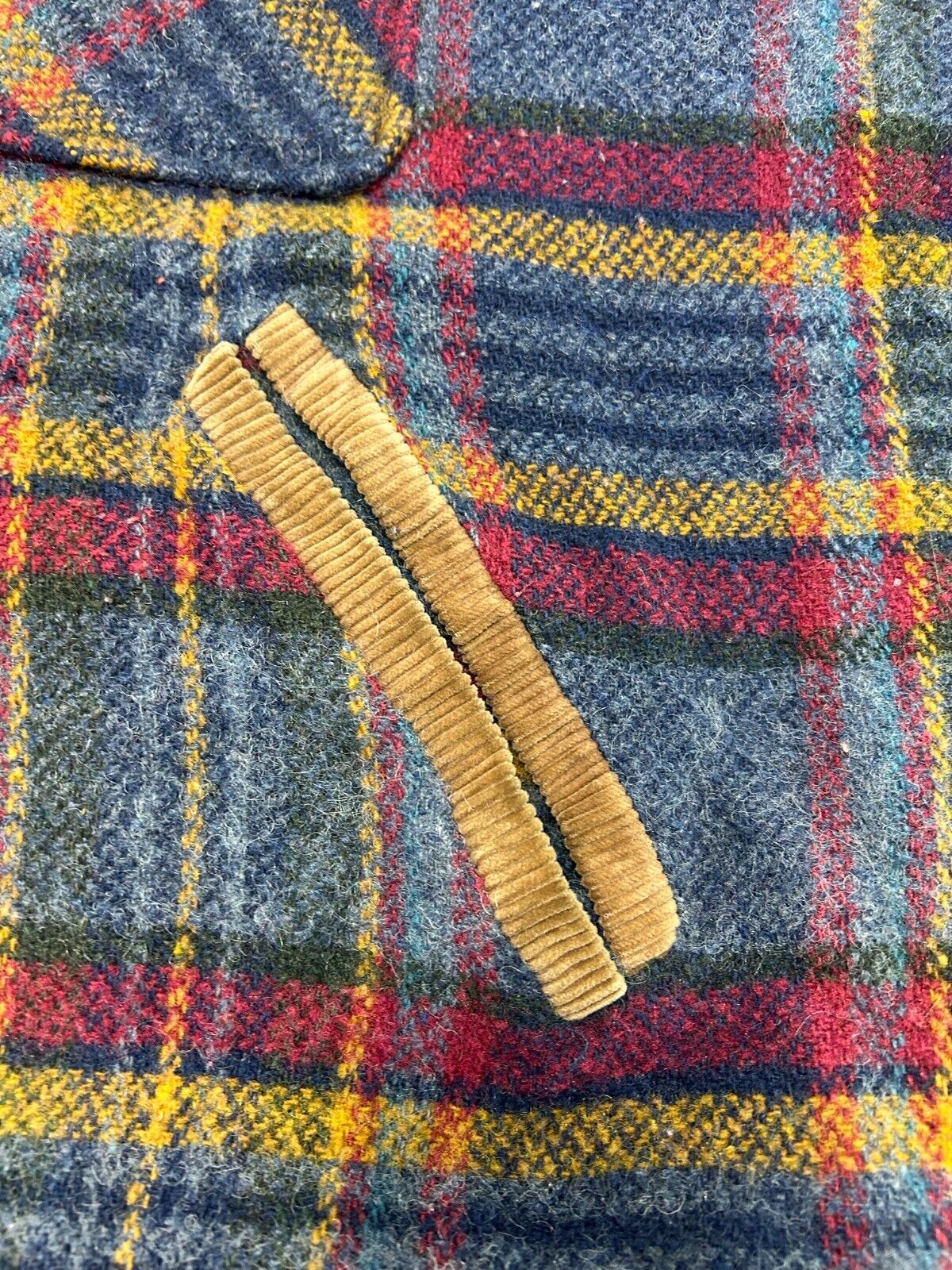 Vintage 90s Canyon Guide Outfitters Sherpa Lined Plaid Full Zip Jacket Size 48