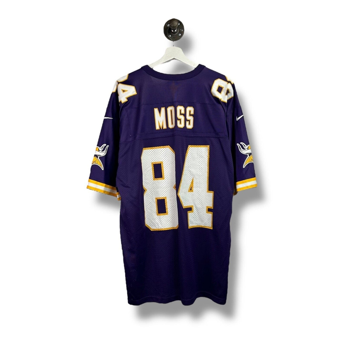 Vintage Randy Moss #84 Minnesota Vikings NFL Nike Football Jersey Size XL