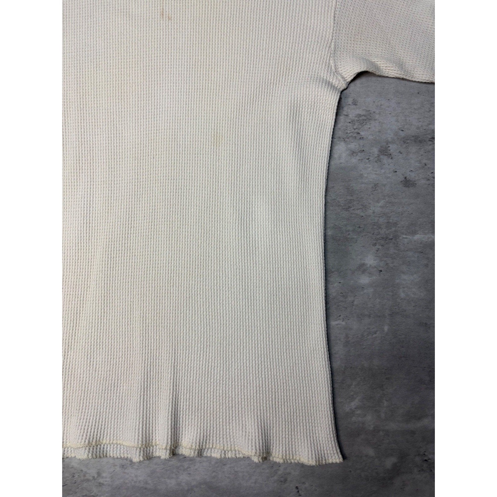 Vintage 1980s Remington Waffle Print Thermal Long Sleeve T-Shirt Size XL