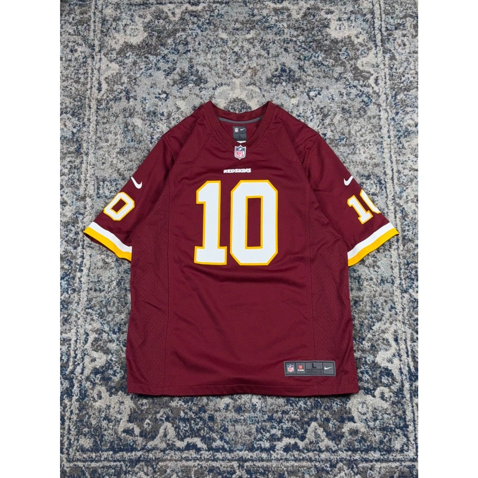 Vintage Robert Griffin III Washington Redskins NFL Nike Football Jersey Sz Large