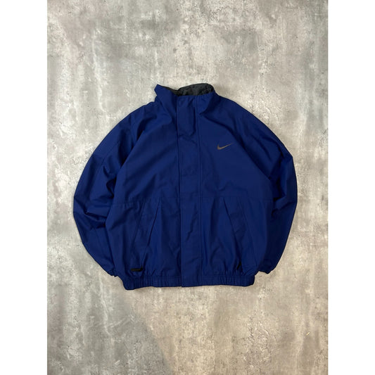 Vintage 2000s Nike Embroidered Swoosh Insulated Full Zip Jacket Size Large