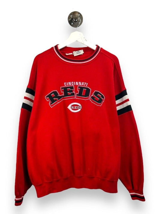 Vintage Cincinnati Reds MLB Embroidered Spellout Sweatshirt Size 2XL