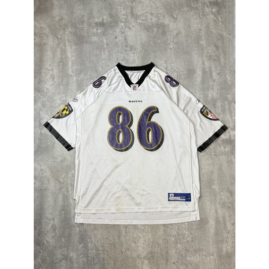 Vintage Todd Heap #86 Baltimore Ravens NFL Reebok Football Jersey Size XXL