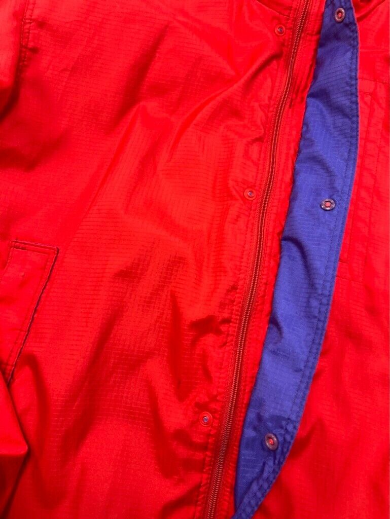 Vintage 80s/90s Patagonia Full Zip Nylon Bomber Jacket Size Medium Red