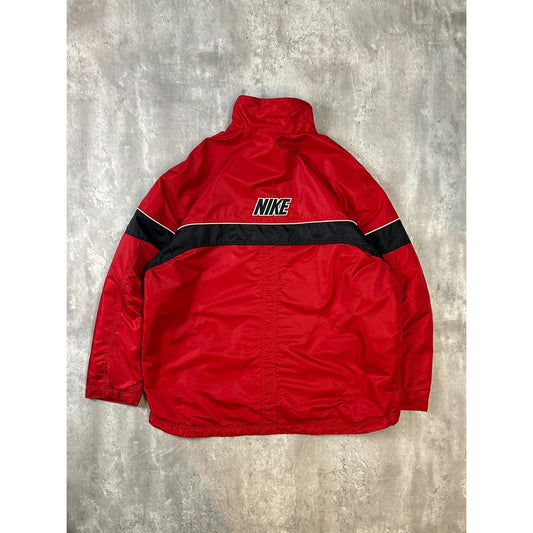 Vintage 2000s Nike Embroidered Swoosh Insulated Full Zip Jacket Size XXL