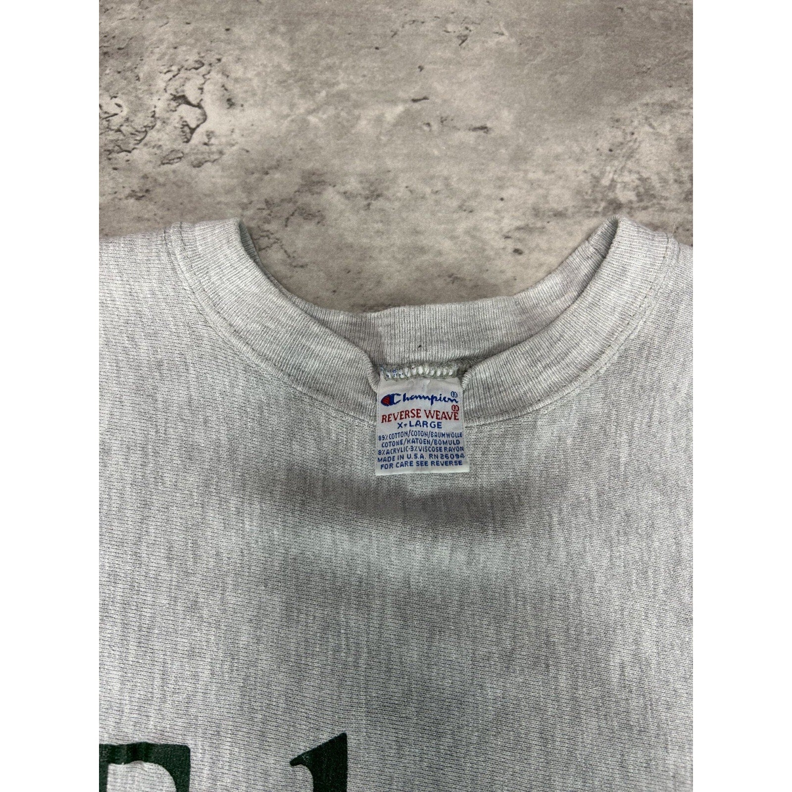 Vintage 90s Tulane NCAA Champion Reverse Weave Crewneck Sweatshirt Size XL