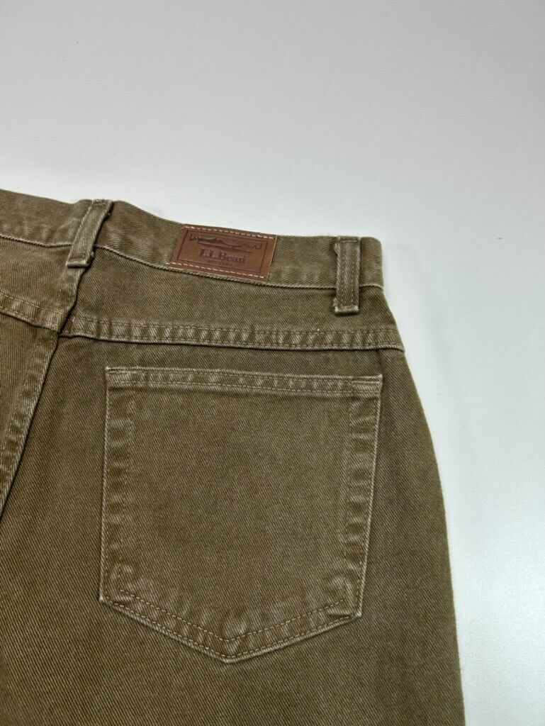 Vintage L.L. Bean Double L Classic Fit Straight Leg Denim Pants Size 31