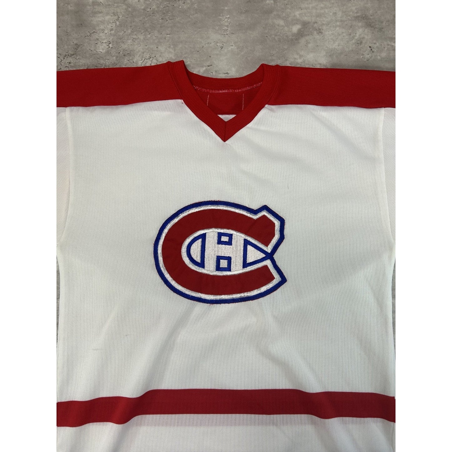 Vintage 90s Montreal Canadiens NHL Hockey Jersey Size White Small