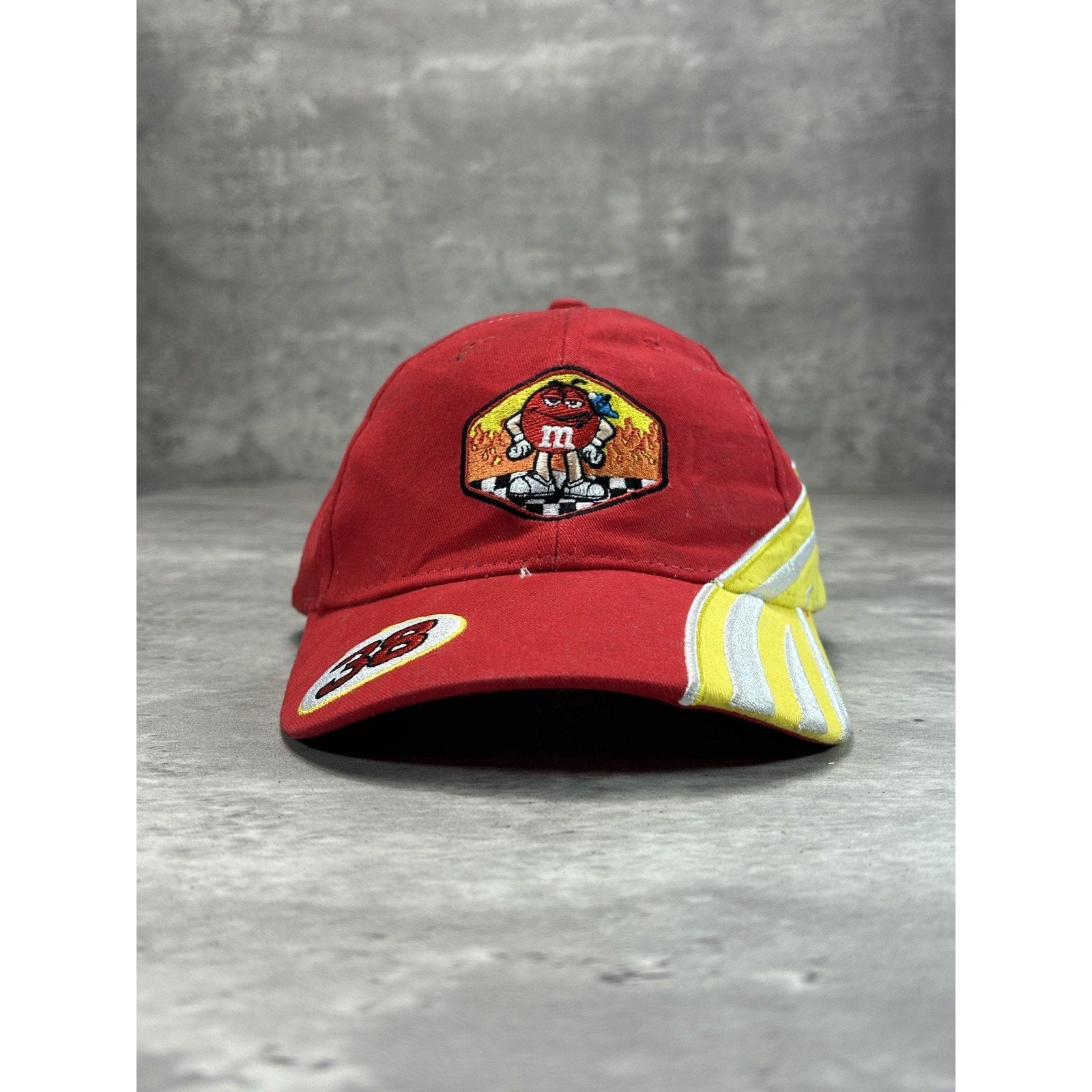 Vintage Elliot Sadler #38 M&M Racing Embroidered Nascar Strapback Hat OSFA