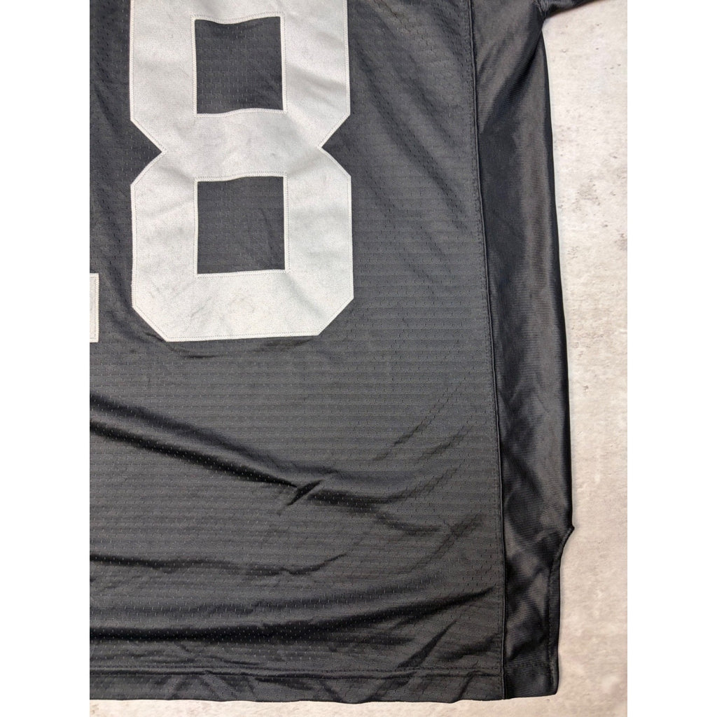 Vintage Randy Moss #18 Oakland Raiders NFL Reebok Football Jersey Size Large