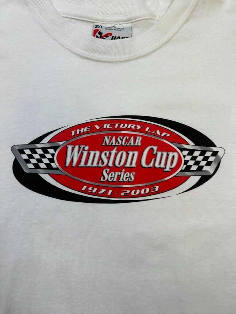 Vintage 2003 Jeff Gordon Nascar Winston Cup Series Graphic T-Shirt Size 2XL