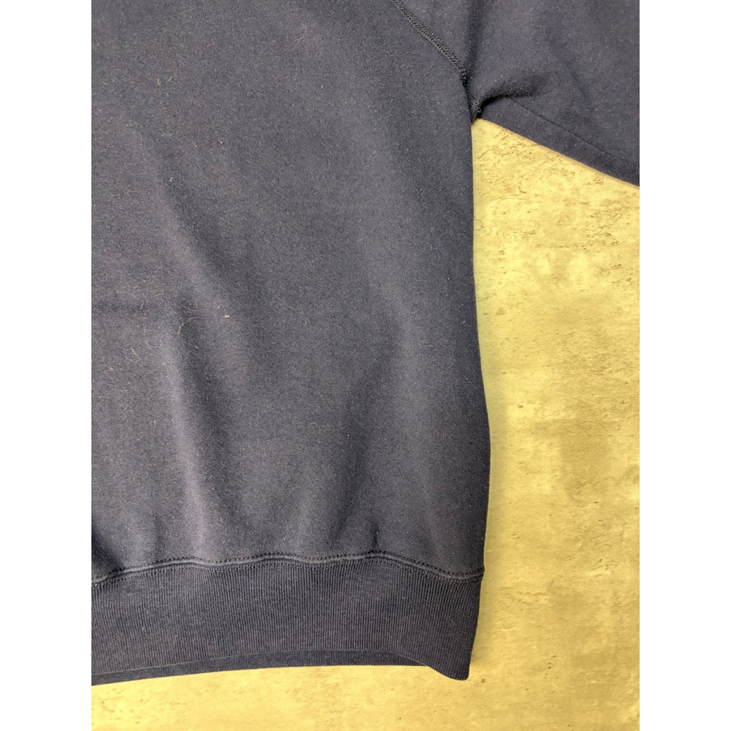 80s/90s Duke University Collegiate Crest Graphic Hooded Sweatshirt Size Large