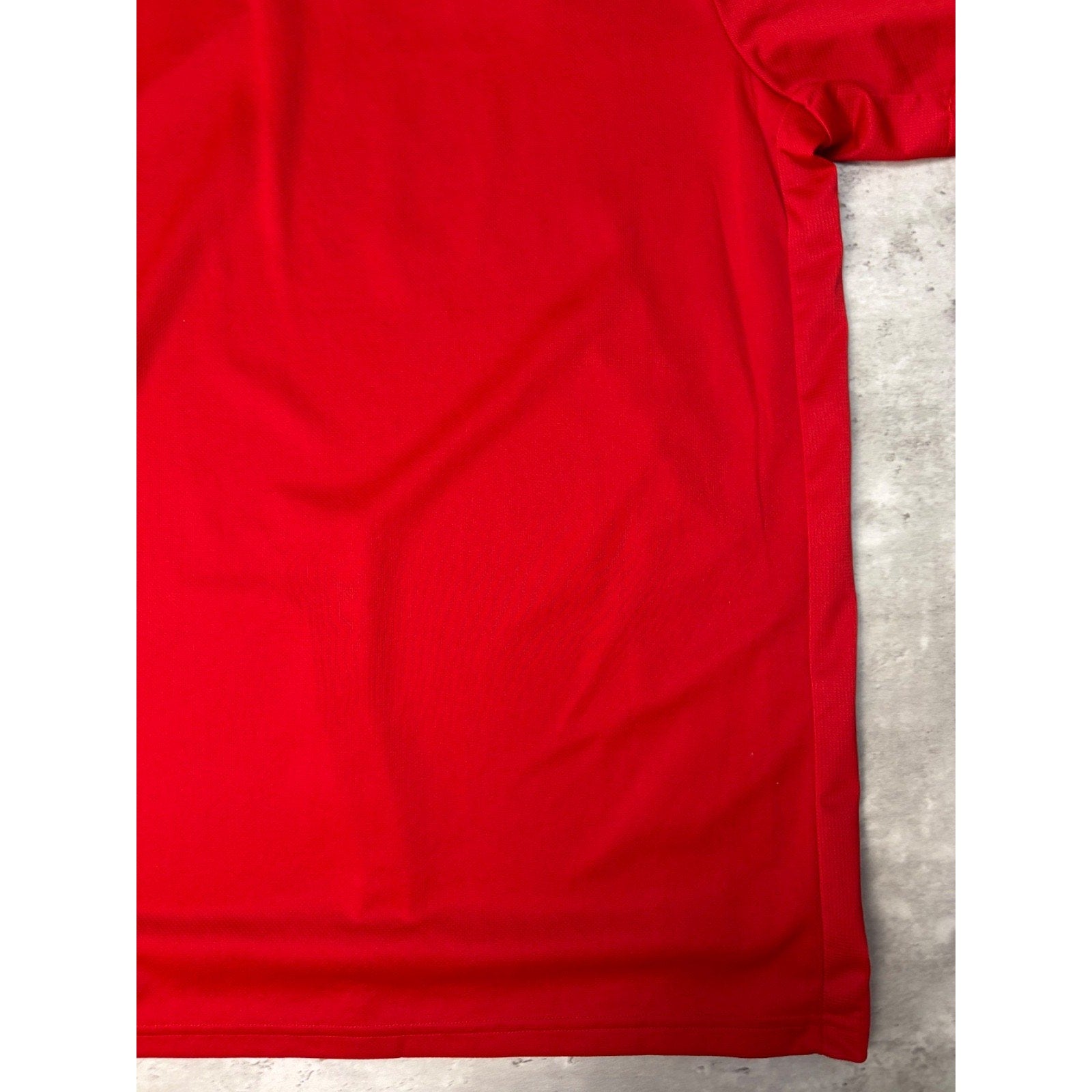 Vintage FC Bayern Munich Adidas Red Striped Soccer Jersey Size XL