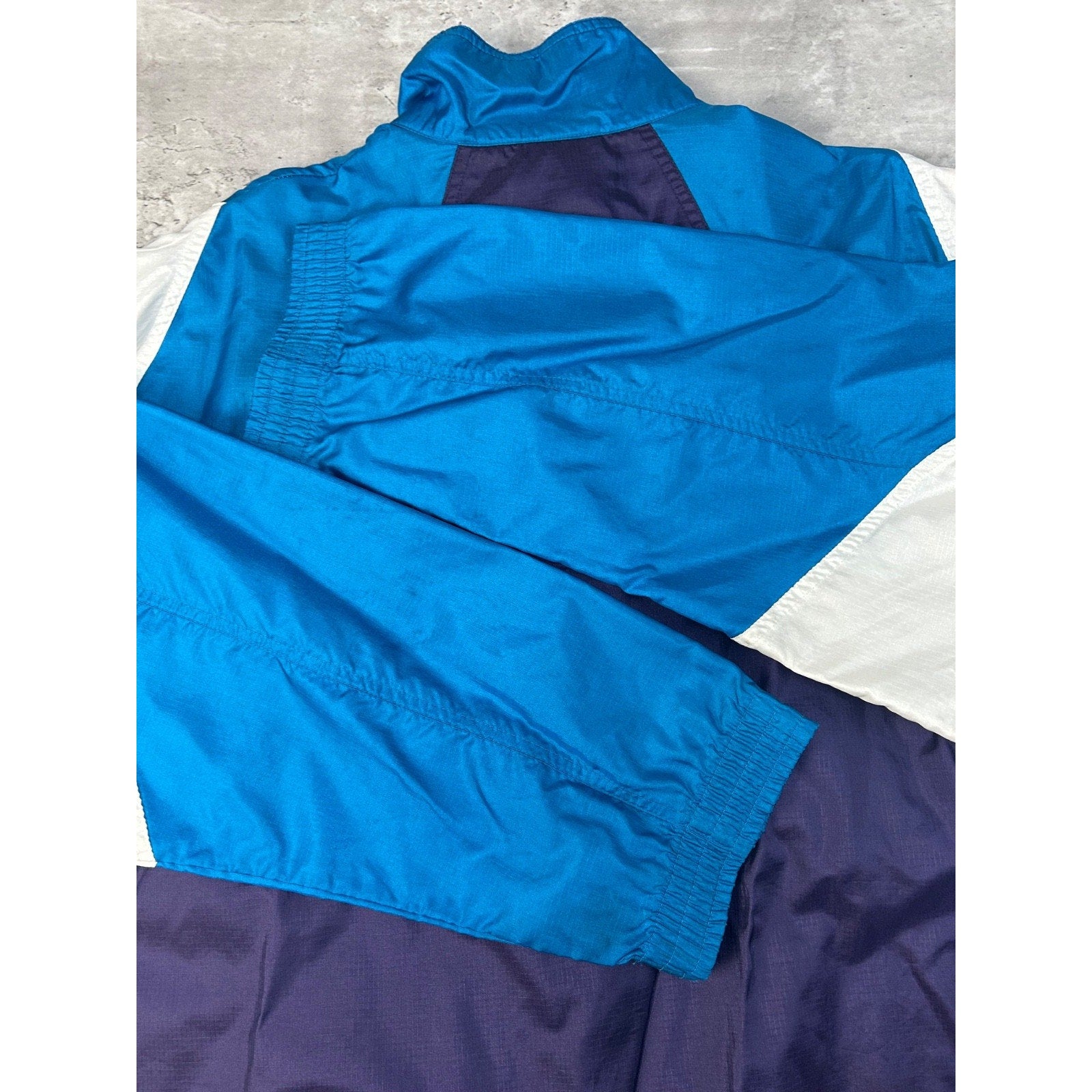 Vintage 90s Nike Embroidered Logo Swoosh Nylon Windbreaker Jacket Size XL
